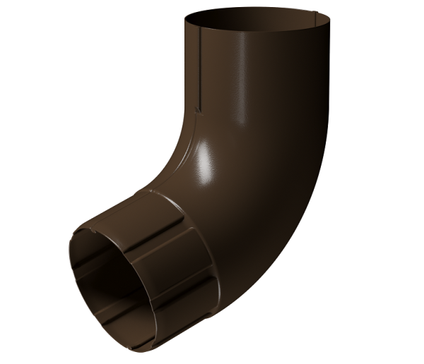 Колено 72° D90 Döcke STAL PREMIUM Каштан, (RAL 8017) купить в Ельце