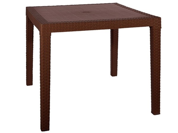 Стол квадратный FIJI Quatro Table Коричневый купить в Ельце