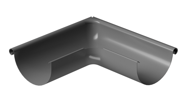 Угол внешний 90° D125 Döcke STAL PREMIUM Графит, (RAL 7024) купить в Ельце