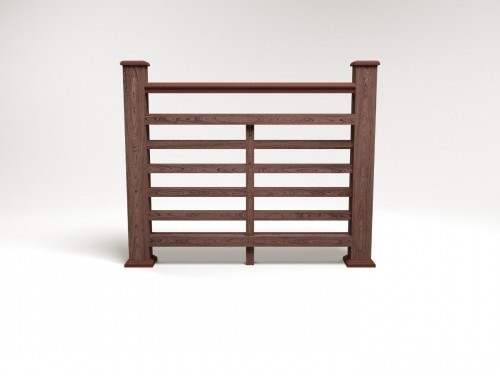 Ограждение из ДПК FG4 шоколад купить в Ельце
