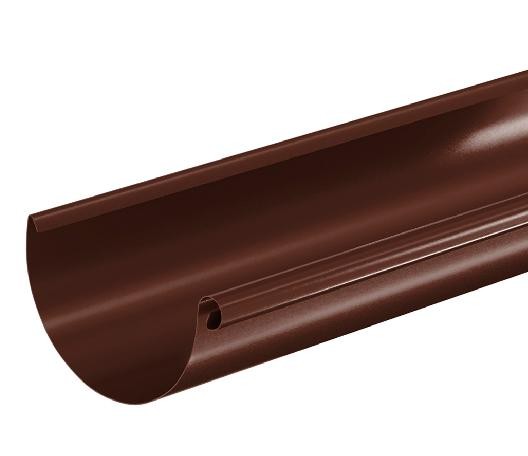 Водосток Aquasistem, система 125x90 - Водосточный желоб 3.00м RAL 8017 Коричневый купить в Ельце