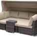 Диван-Трансформер AFINA плетеный из иск. ротанга AFM-320B Brown купить в Ельце