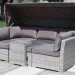 Диван-Трансформер AFINA плетеный из иск. ротанга AFM-320G Grey купить в Ельце