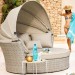 Диван-Трансформер AFINA плетеный из иск. ротанга AFM-325 Beige купить в Ельце