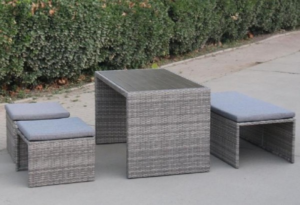 Диван-Трансформер AFINA плетеный из иск. ротанга S330G-W78 Grey купить в Ельце
