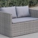 Диван-Трансформер AFINA плетеный из иск. ротанга S330G-W78 Grey купить в Ельце