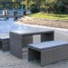 Диван-Трансформер AFINA плетеный из иск. ротанга S330G-W78 Grey купить в Ельце