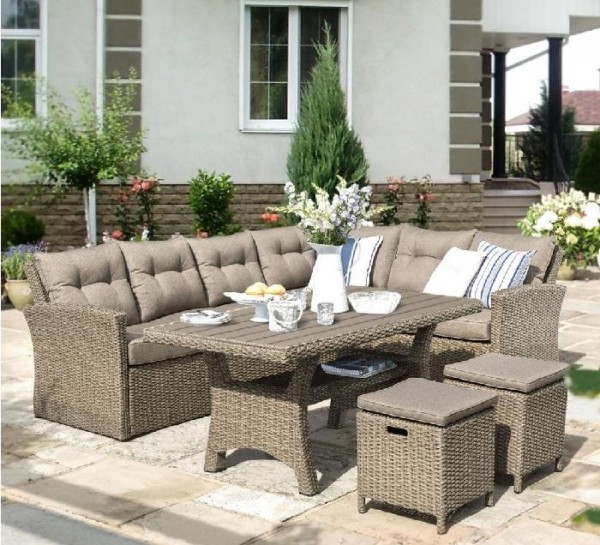 Комплект мебели AFINA плетеной из иск. ротанга AFM-307B Beige купить в Ельце