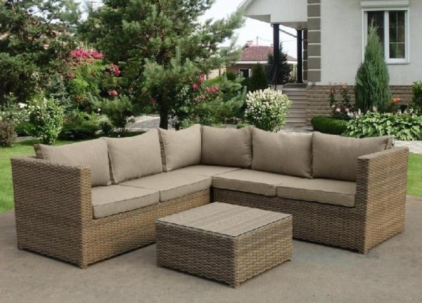 Комплект мебели AFINA плетеной из иск. ротанга YR825B Beige купить в Ельце
