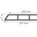 Доска Ромбус 3D ДПК Outdoor STORM GREY серая микс купить в Ельце