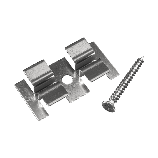 Клипса с саморезом, Grinder шовный монтаж 5 mm купить в Ельце