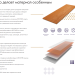 Фибросайдинг DECOVER 3600 x 190 x 8 мм Caramel купить в Ельце