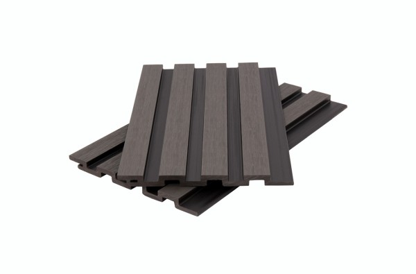 Стеновая панель брусковая двухцветная co-extrusion, grey dark купить в Ельце