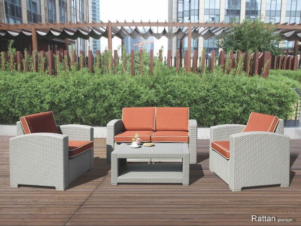 Уличные диваны и кресла коллекции Rattan Premium 4 купить в Ельце