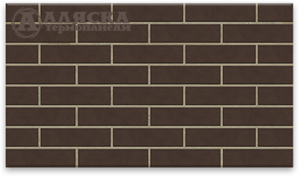 Фасадные Термопанели Аляска Amsterdam brown. 33 купить в Ельце