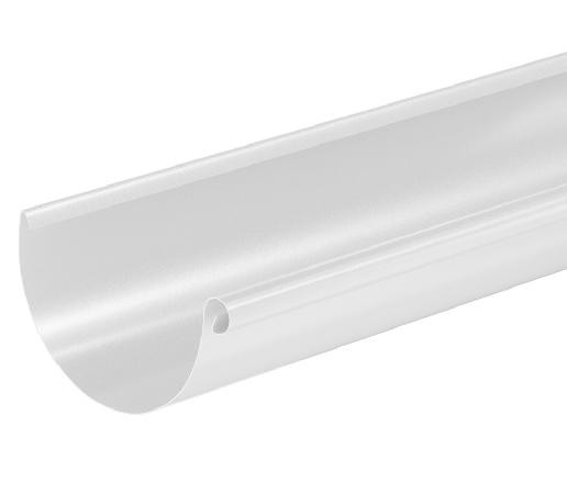 Водосток Aquasistem, система 125x90 - Водосточный желоб 3.00м RAL 9003 Белый купить в Ельце