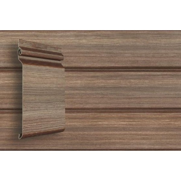 Виниловый сайдинг Grand Line Natural-Брус Tundra - Кедр купить в Ельце