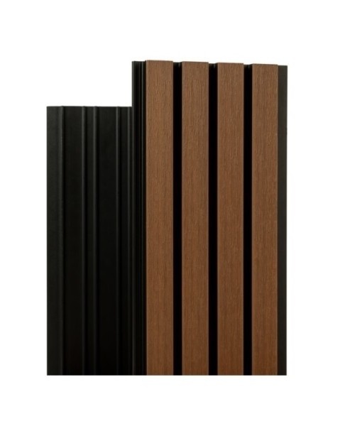 Фасадная реечная панель Ecodecking Скай коэкструзия 200х20х3000 Тик купить в Ельце