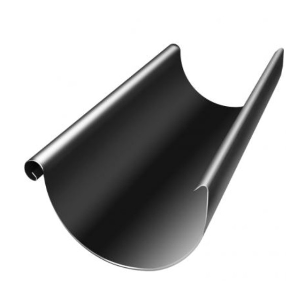 Водосток Grand Line 125x90 – Желоб 3м RAL 9005 купить в Ельце