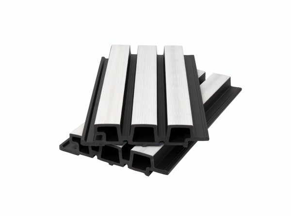 Фасадная панель брусковая двухцветная co-extrusion, white купить в Ельце