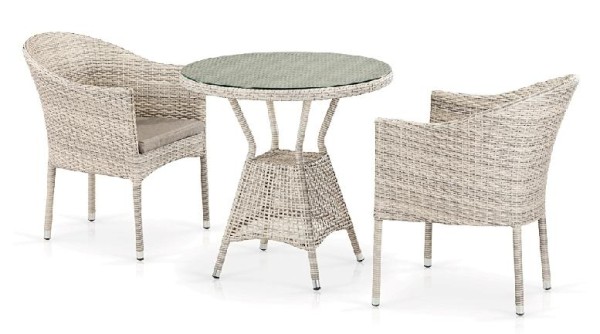 Комплект плетеной мебели AFINA из иск. ротанга T705ANT/Y350-W85 Latte 2Pcs купить в Ельце