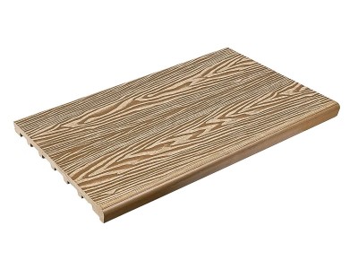 Ступень полнотелая из ДПК Deckart Step 3D Орех