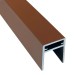 П-профиль Алюминиевый EasyDecking 35x25 Коричневый купить в Ельце