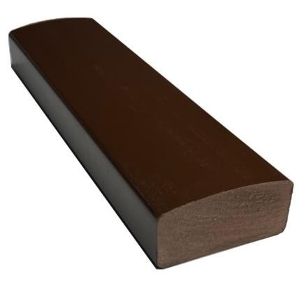 Лавочный брус Ecodecking Некст полнотелый глянцевый 70х35 шоколад (под заказ) купить в Ельце