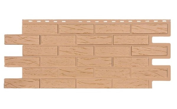 Фасадная панель T-Siding Кирпич Саман Эко Крем купить в Ельце